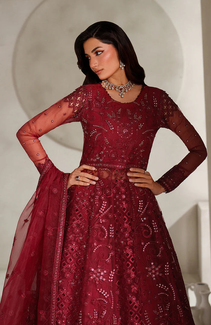 Zarif Sheen Organza Formal Wear Unstitched