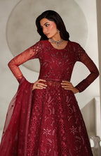 Zarif Sheen Organza Formal Wear Unstitched