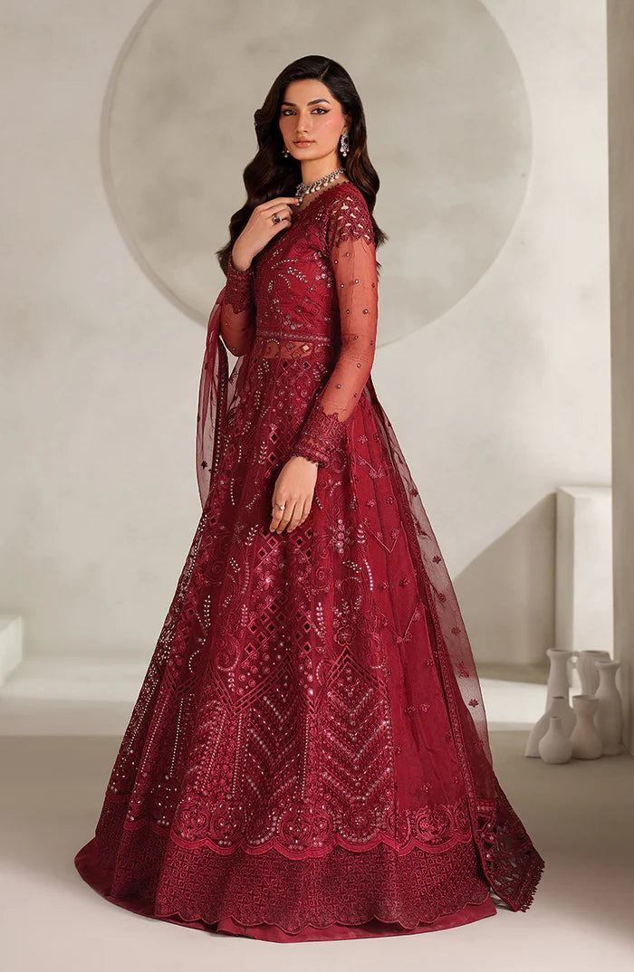 Zarif Sheen Organza Formal Wear Unstitched