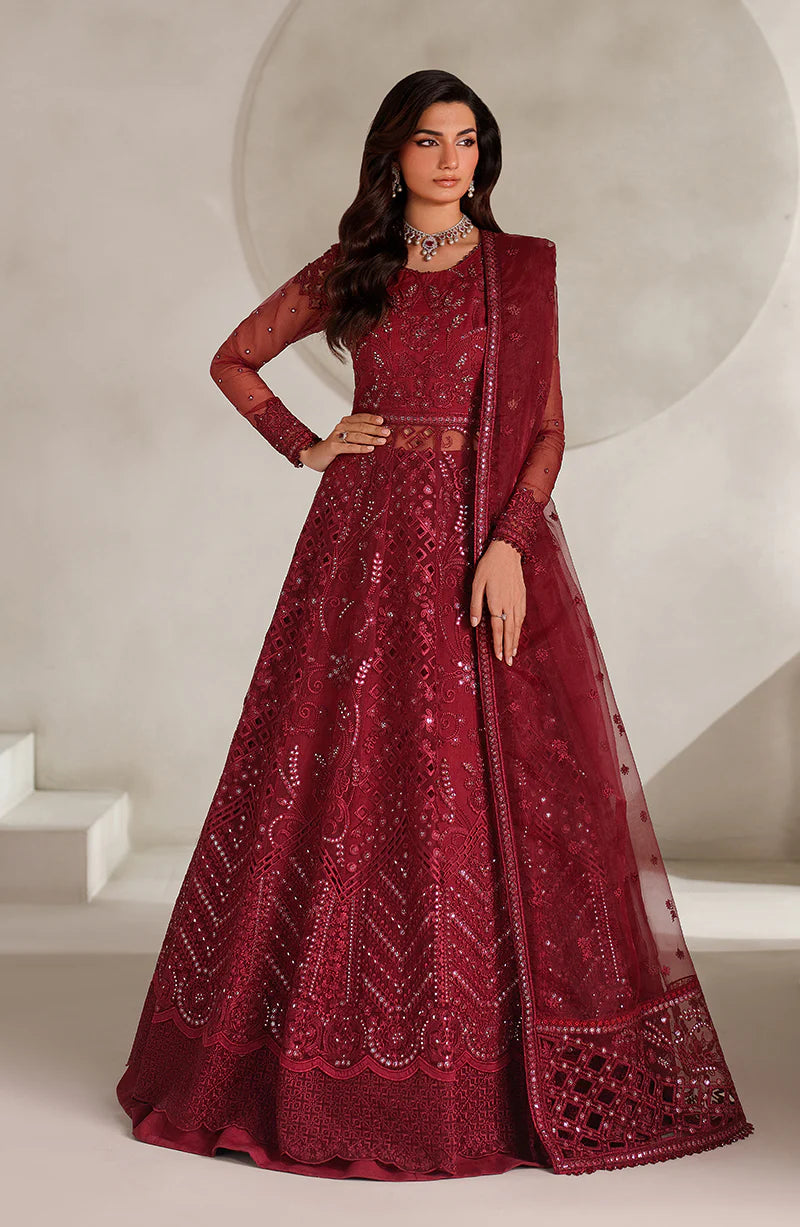 Zarif Sheen Organza Formal Wear Unstitched