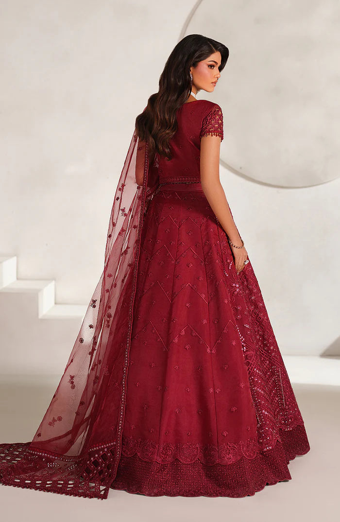 Zarif Sheen Organza Formal Wear Unstitched