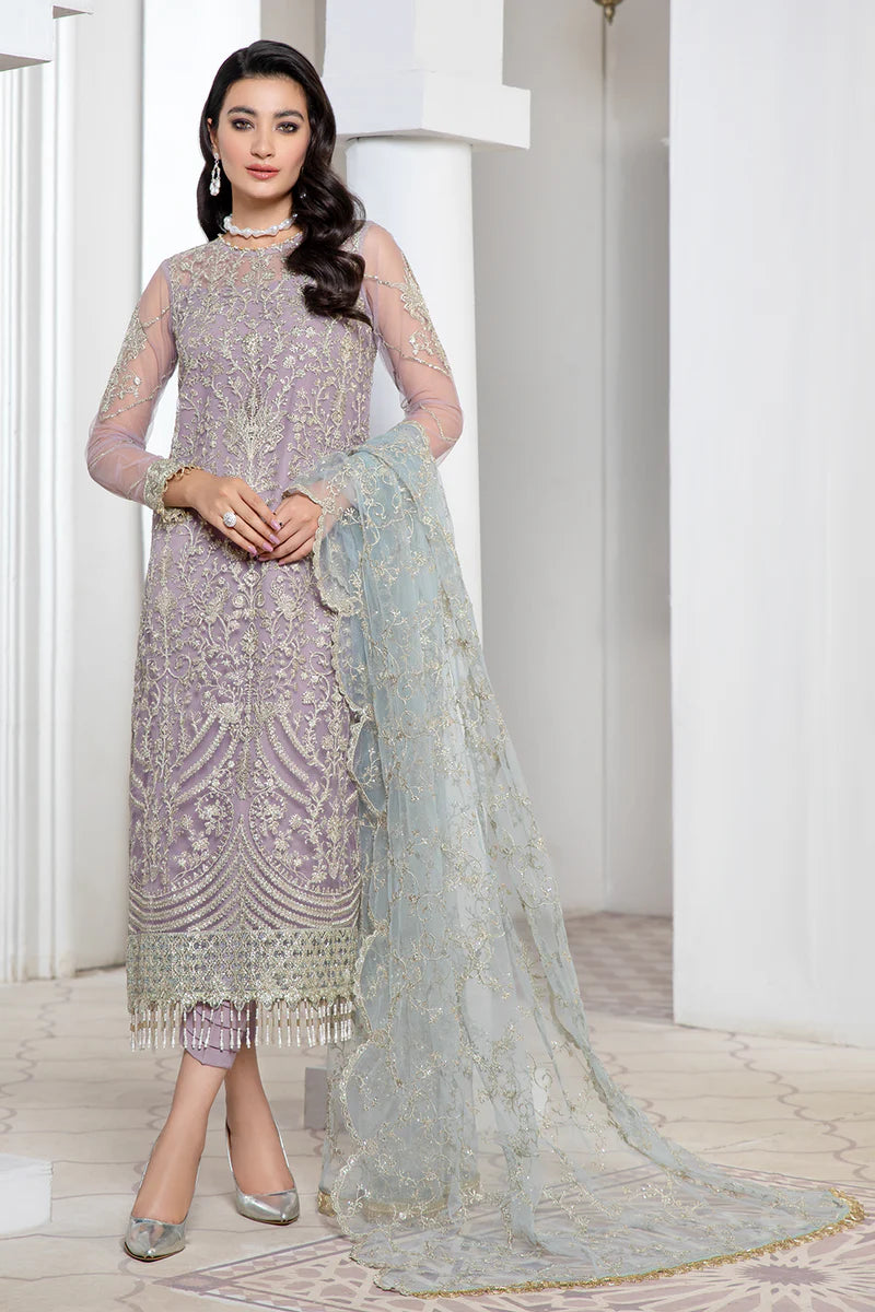 Zarif Lilac Formal Wear Unstitched