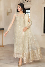 Zarif Daisy Net Formal Wear Unstitched