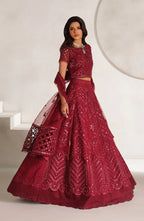 Zarif Sheen Organza Formal Wear Unstitched