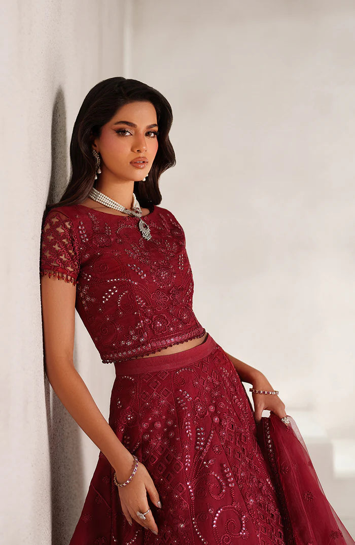 Zarif Sheen Organza Formal Wear Unstitched