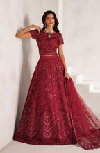 Zarif Sheen Organza Formal Wear Unstitched