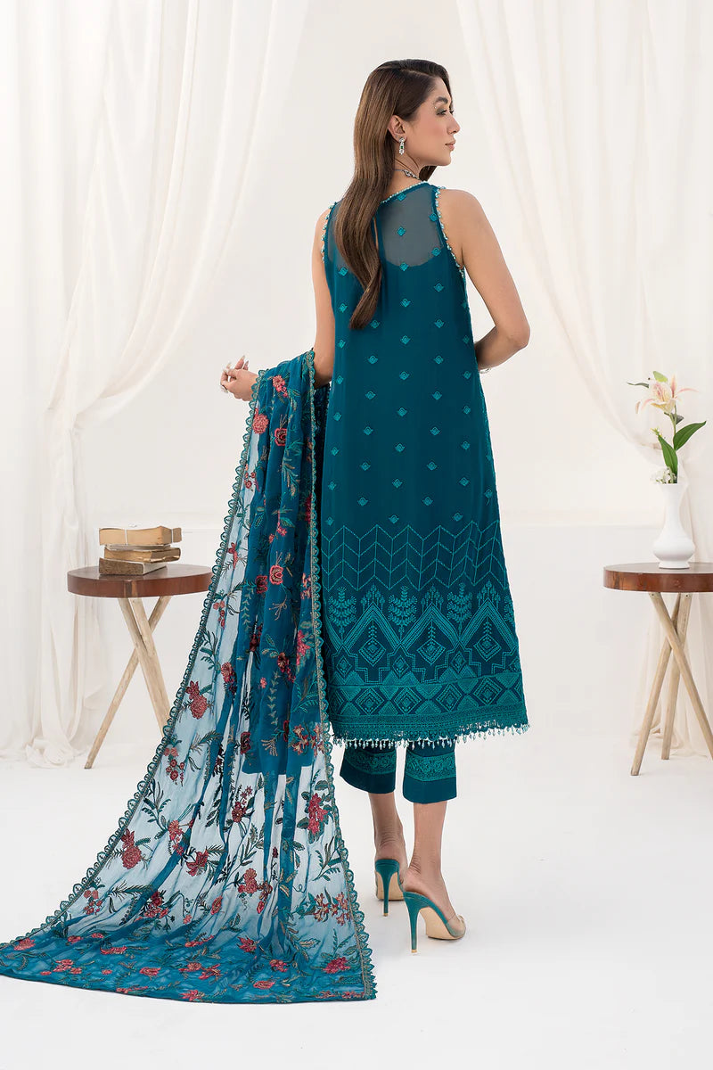 Zarif Gardenia Formal Chiffon Wear Unstitched