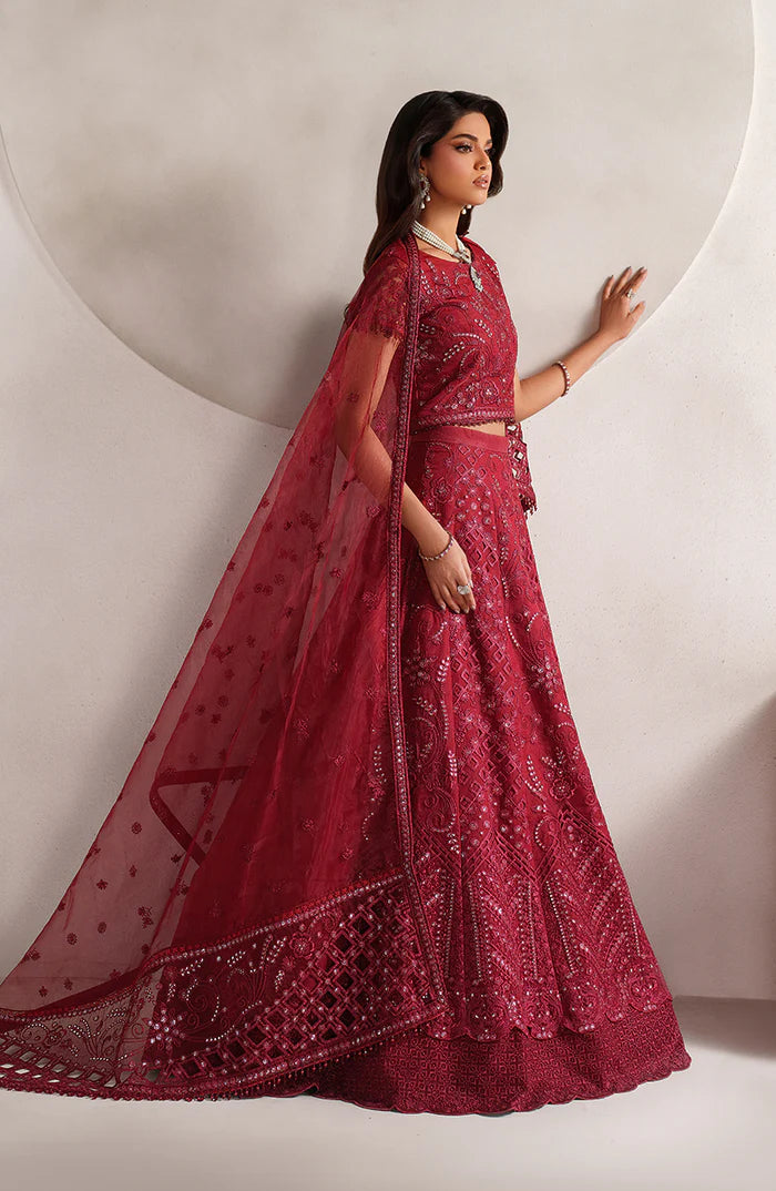 Zarif Sheen Organza Formal Wear Unstitched