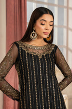 Zarif Yasna Net Formal Wear Unstitched