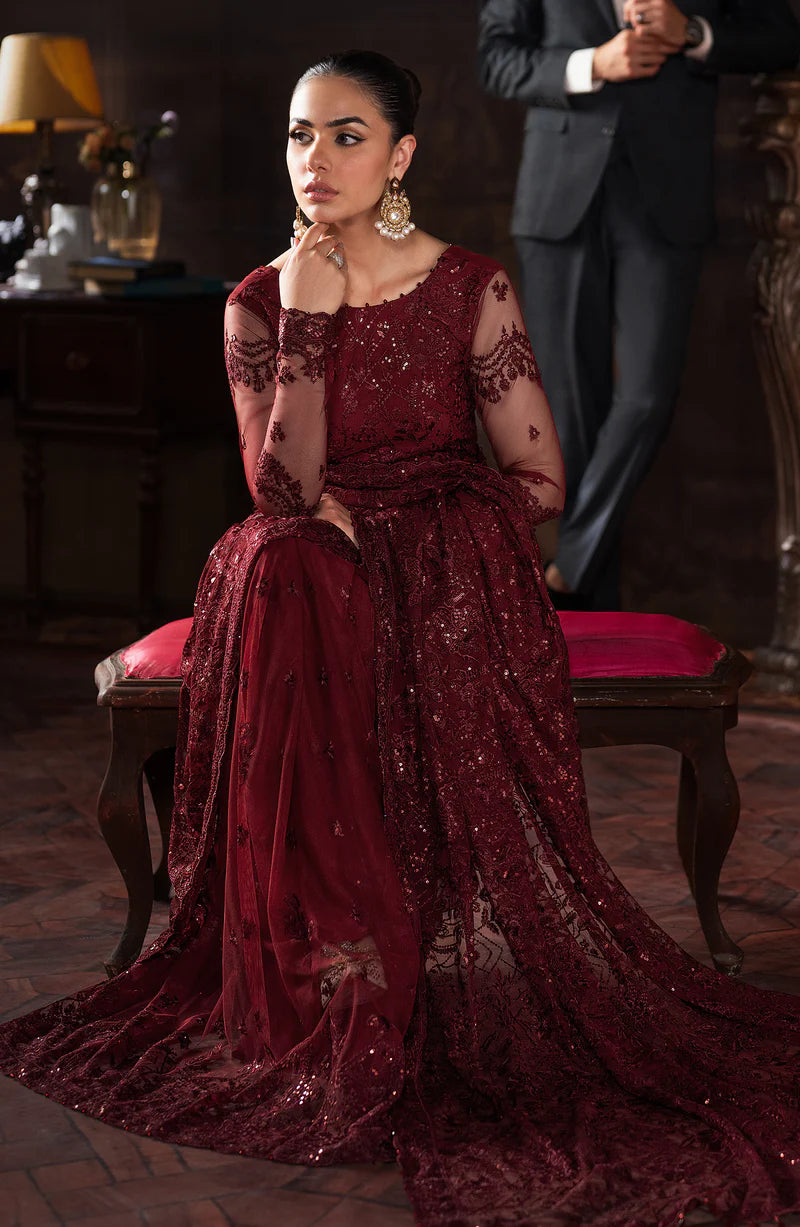 Zarif Mabel Net Formal Wear Unstitched