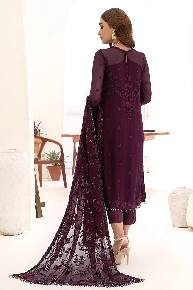 Zarif Amelia Chiffon Formal Wear Unstitched