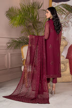 Zarif MULBERRY Chiffon Formal Wear Unstitched