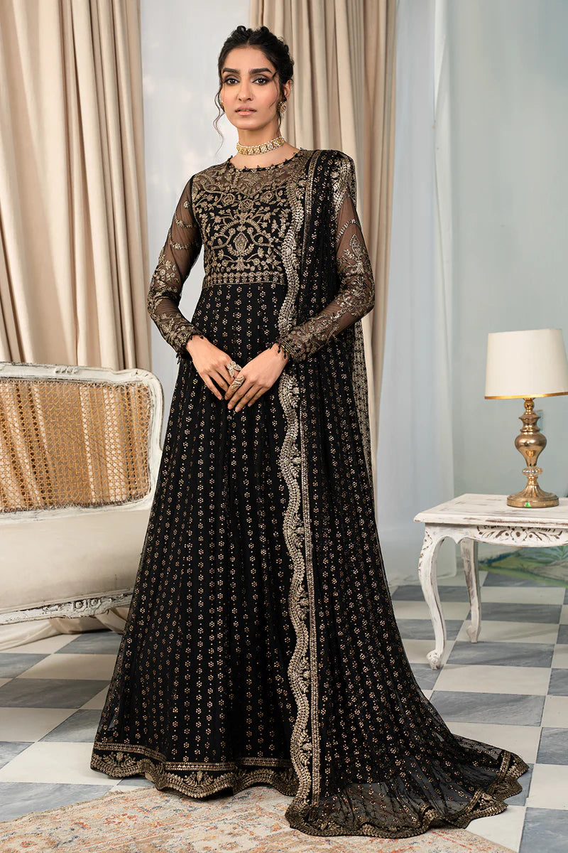 Zarif Muskaan Net Formal Wear Unstitched