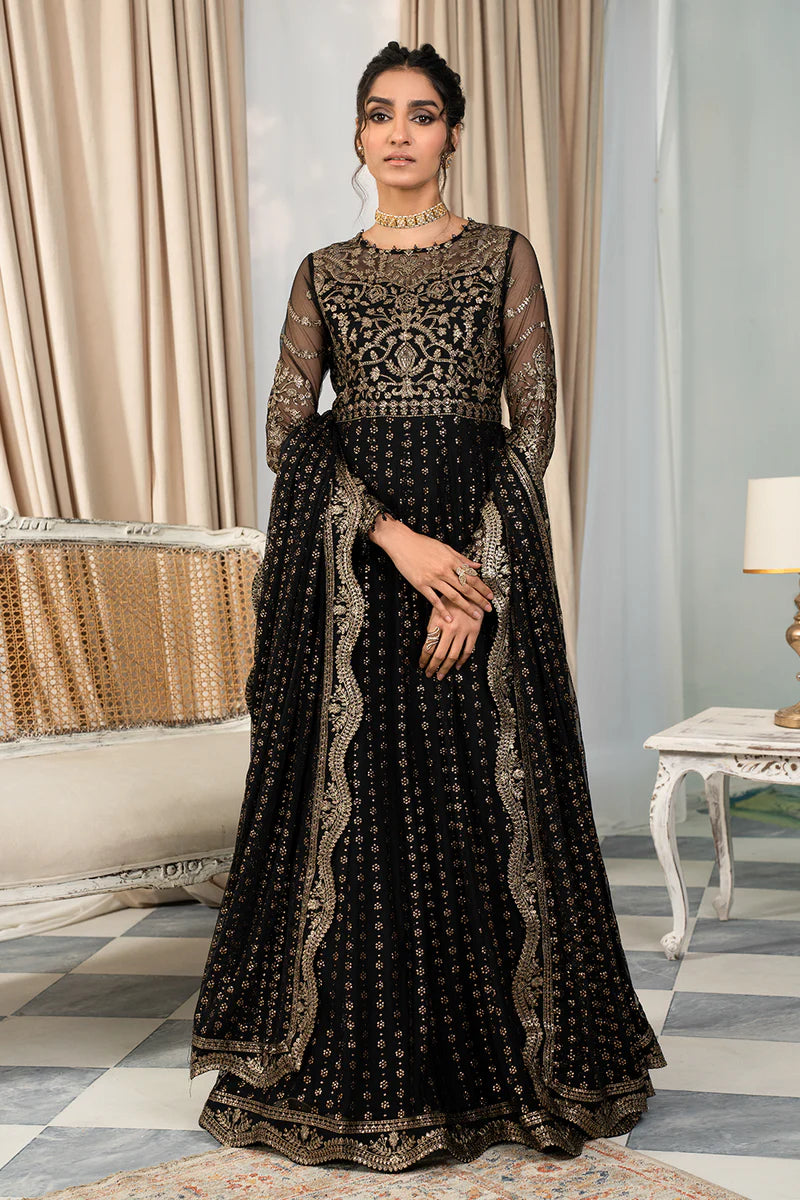 Zarif Muskaan Net Formal Wear Unstitched