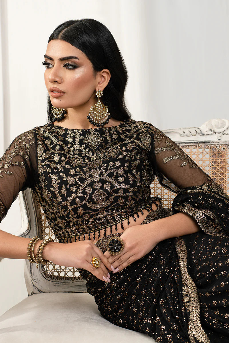 Zarif Muskaan Net Formal Wear Unstitched